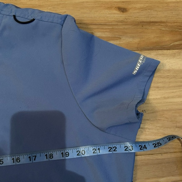 🩺 Sketchers by Barco Women's Scrub Set, Top XL and Pants Large in Ciel Blue - Picture 10 of 16